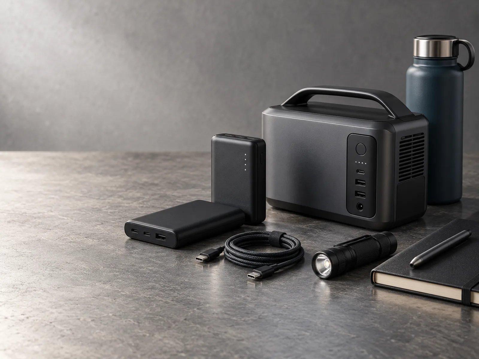 Portable power devices and charging accessories